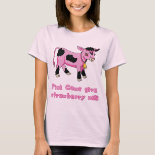 Farm , Pink Cow T-Shirt