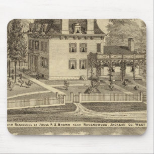 Farm residence of Judge RS Brown Mouse Pad