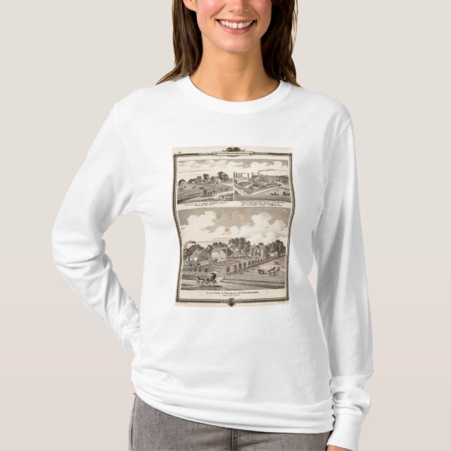 Farm, residences & pipe works T-Shirt (Front)