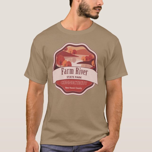 Farm River State Park New Haven County Connecticut T-Shirt (Front)