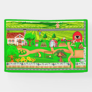 Farm Roads for Cars 2 1/2' x 4' Banner