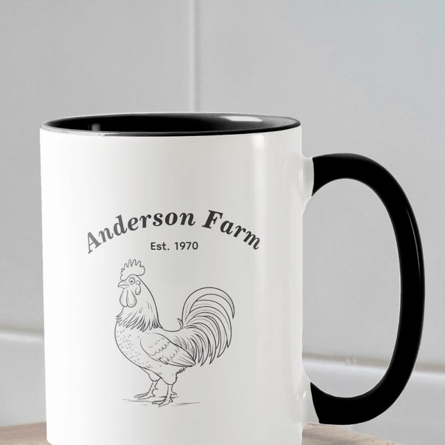 Farm Rooster Mug (Farm Rooster Mug)