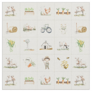 Farm Rural living Fabric