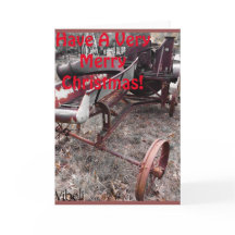 Farm Scene Christmas Card by Vibeli