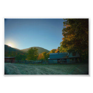 Farm Sunrise Photo Print