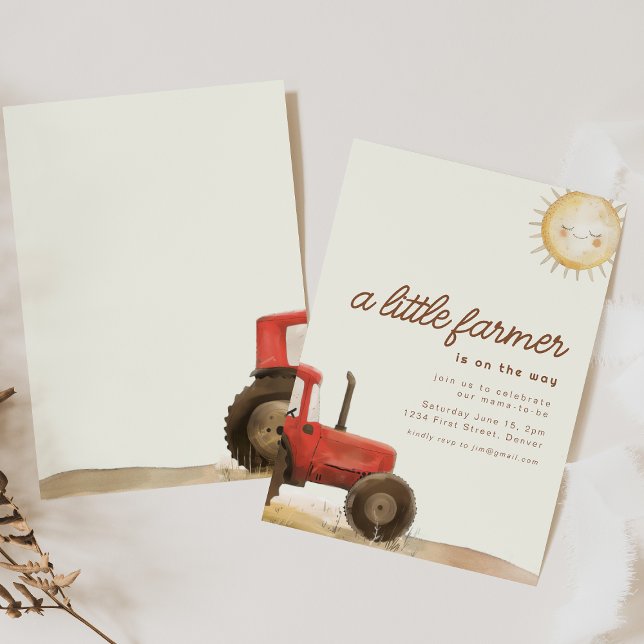 Farm Theme Baby Shower with Animals Invitation (Creator Uploaded)