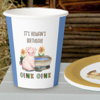 Farm Theme Pig Oink Oink Kids Birthday Party