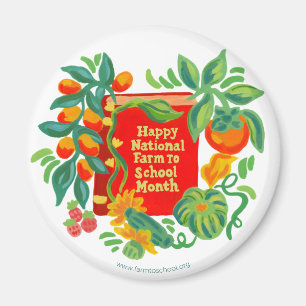 Farm to School Month Magnet