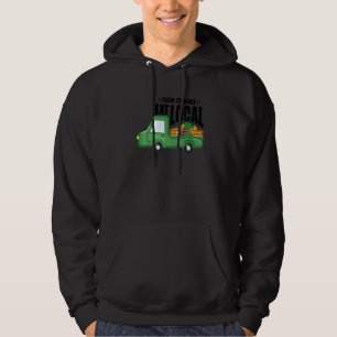 Farm To Table Eat Local Farming Agriculteur Tracto Hoodie