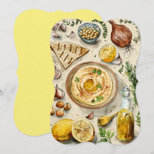 Farm to Table Hummus Recipe: Arabic Organic Food Invitation