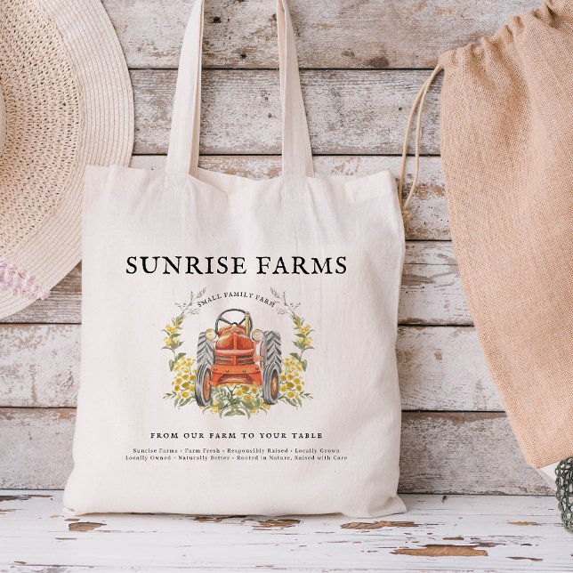 Farm to Table | Personalised Eco Grocery Tote Bag (Creator Uploaded)