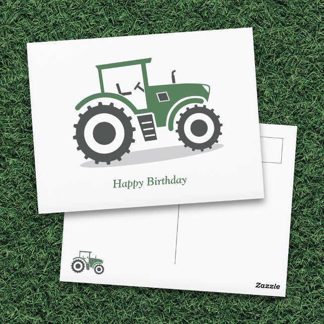 Farm Tractor Postcard (Farm Tractor Postcard)