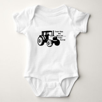 Farm Tractor Rollin' Baby Bodysuit