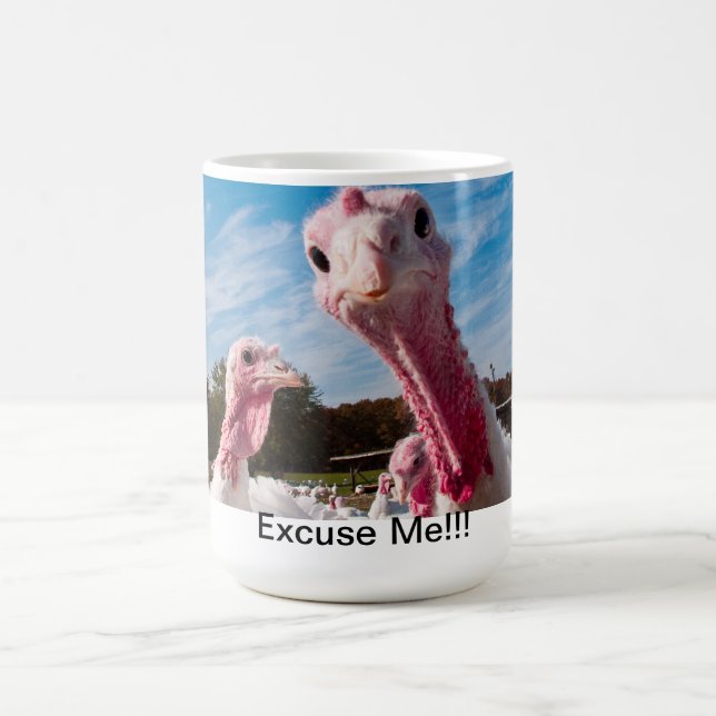 Farm Turkey Funny Coffee Mug (Center)