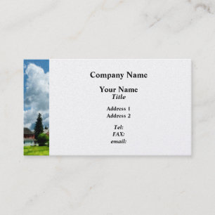Farm Vista - Platinum Finish Business Card