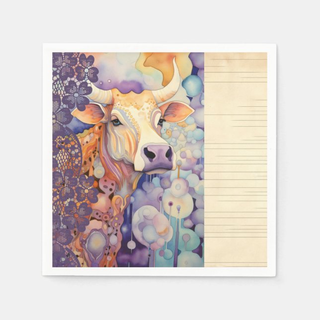 Farm Wedding Napkin (Front)