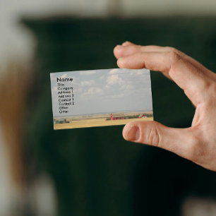 Farm Wheat Fields Landscape Business Card