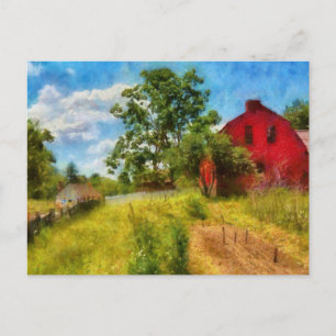 Farm - Where the Farmer lives Postcard