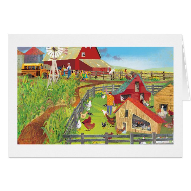 farm with chickens (Front Horizontal)