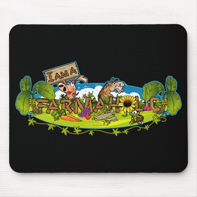 Farmaholic Logo Mousepads (Front)