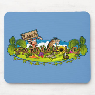 Farmaholic Logo Mousepads