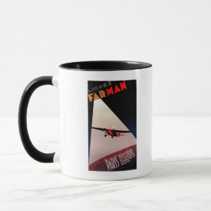 Farman Airlines Farman 300 Monoplane Promo Poste Mug