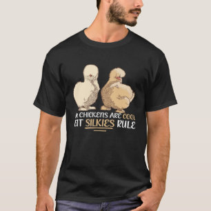 Farmer Animal Silkie Chicken Silky Mama T-Shirt