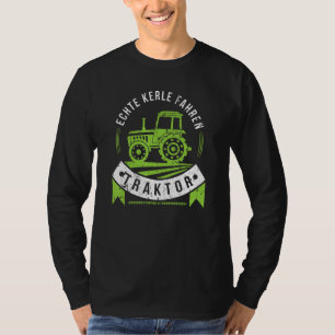 Farmer Bauer Real Guys Driving Tractor T-Shirt