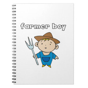Farmer Boy Spiral Notebook