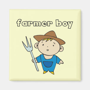 Farmer Boy Tshirts and Gifts Magnet