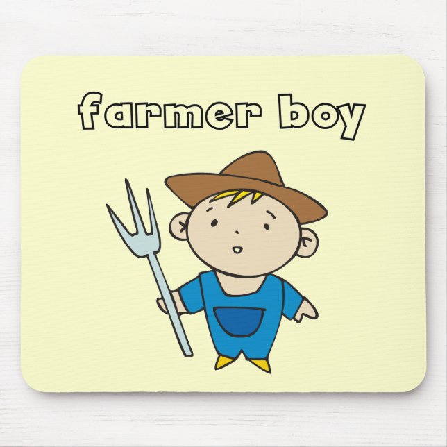 Farmer Boy Tshirts and Gifts Mouse Pad (Front)