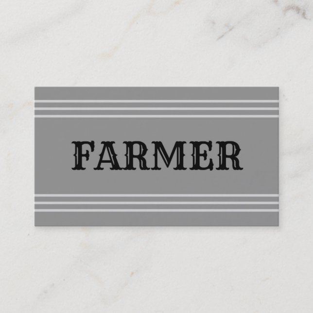 Farmer Business Card (Front)