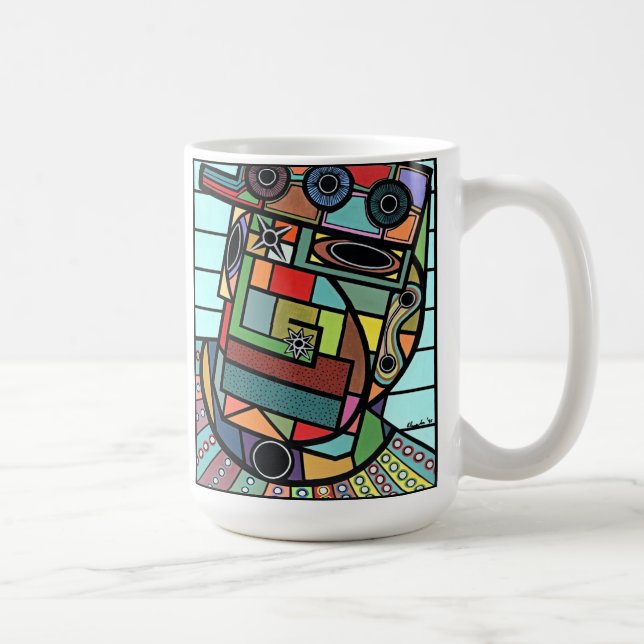 "Farmer" by Ruchell Alexander Coffee Mug (Right)
