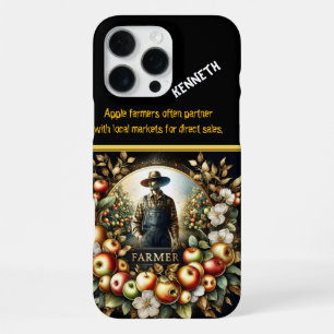 Farmer Caring for Autumn Apple Orchards iPhone 16 Pro Max Case