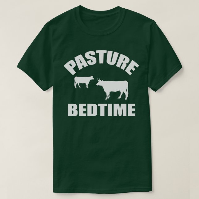 Farmer Cattle Cows s Funny cow Pasture Bedtime Fun T-Shirt (Design Front)