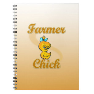 Farmer Chick Spiral Notebook