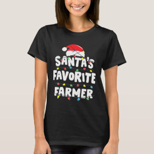 Farmer Christmas Santa's Favourite Xmas T-Shirt