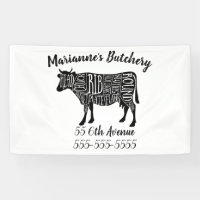 farmer cow beef butcher meat cuts art small holder