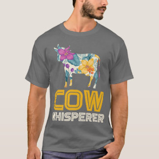 Farmer Cow Whisperer Farming T-Shirt