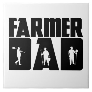 Farmer Dad - Farming Father's Day Tile