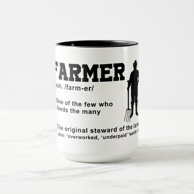 Farmer Definition Mug (Center)
