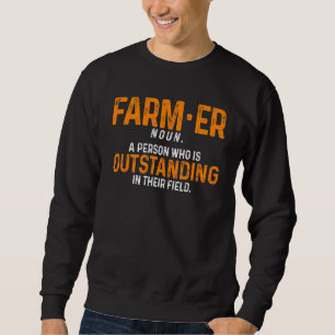 Farmer Definition Noun Farmer Agriculture Tractor  Sweatshirt