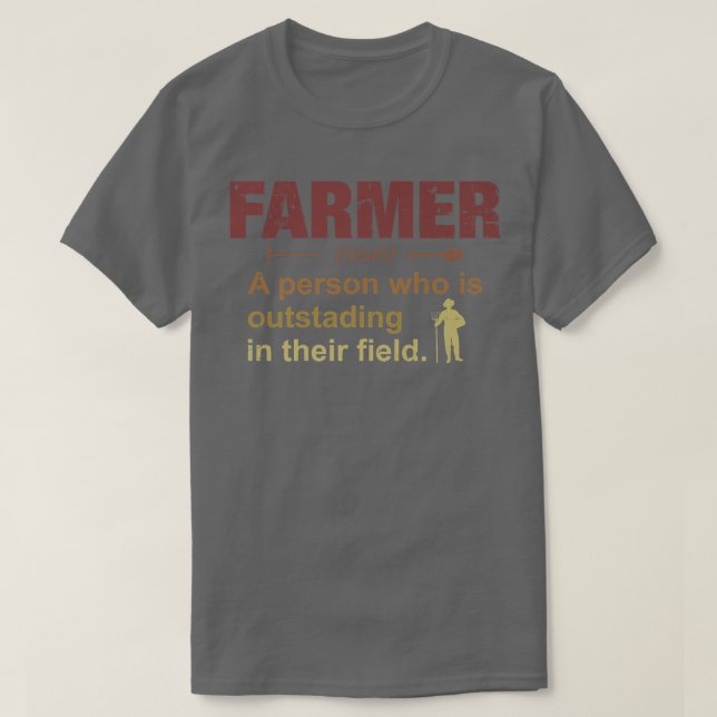 Farmer Definition  T-Shirt (Design Front)
