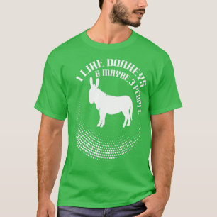 Farmer Donkey Lover Gift Donkey T-Shirt