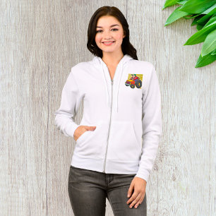 Farmer Driving Tractor Farm Vehicle Hoodie