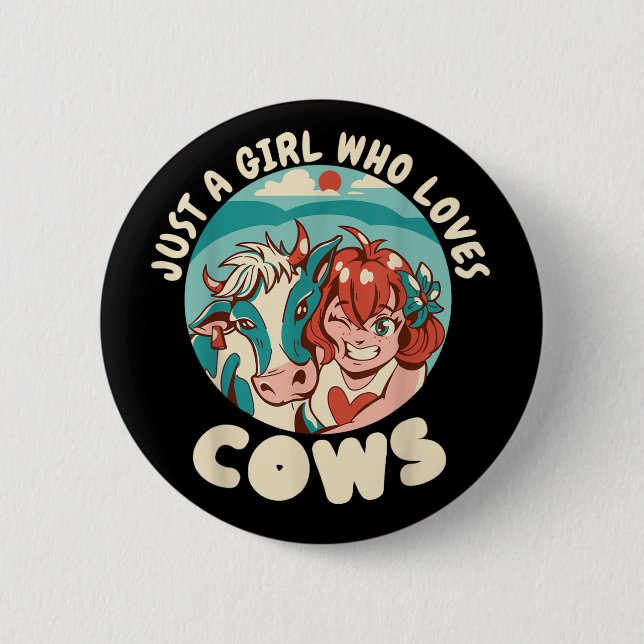 Farmer Farm 6 Cm Round Badge (Front)