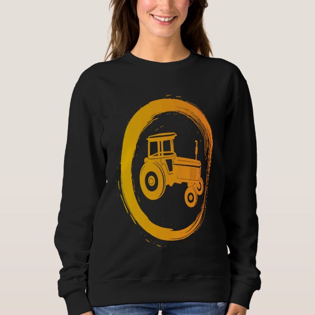 Farmer farm agricultural tractor sweatshirt (Front)