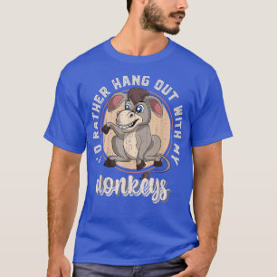Farmer Farming Cute Donkey Lover Funny Farm Animal T-Shirt