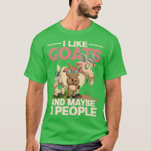 Farmer Farming Funny Goat Lover Farm Animal Goat T-Shirt