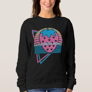 Farmer Farming Retro Farm Fresh Berries Sweatshirt
